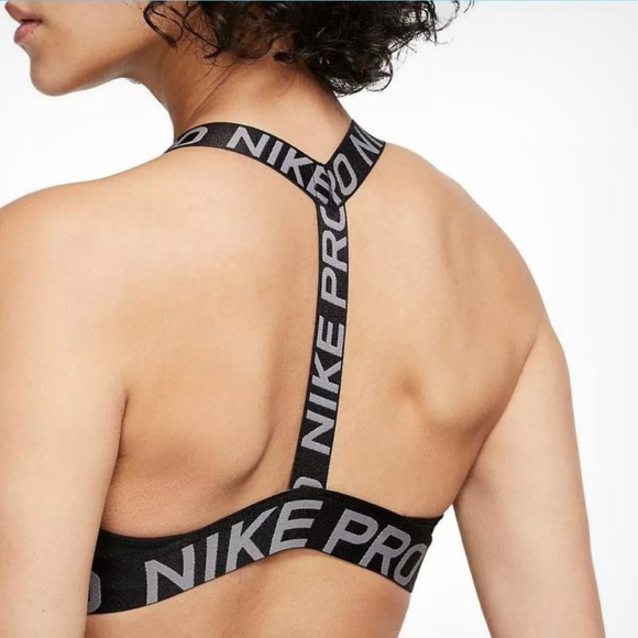 Nike Other - Nike Pro CLASSIC T BACK Black Sports Bra Size Small